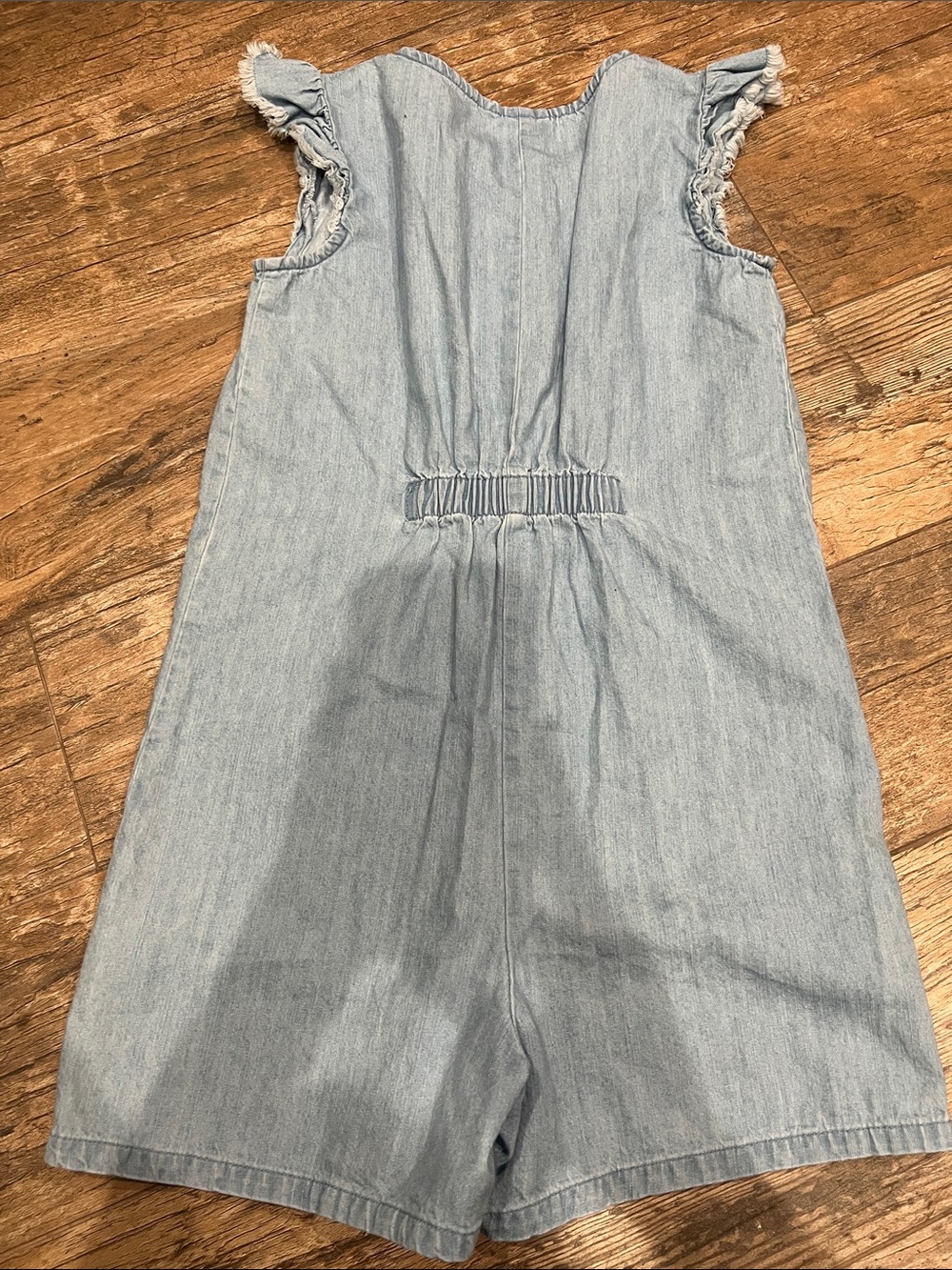 Youth Girl Jean Romper - Picture 2 of 3
